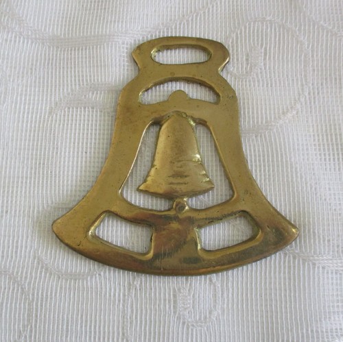 Vintage bell horse - bell, brass