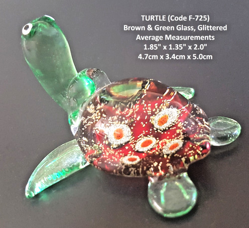 Glitter glass turtle beautiful - glass,