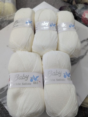 Woolcraft baby sparkle - sparkle, solide