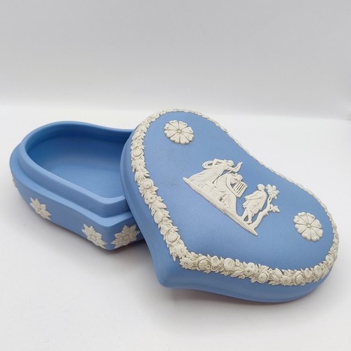 Wedgwood jasperware blue heart - wedgwood,