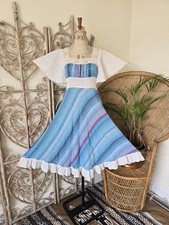Vintage blue stripe