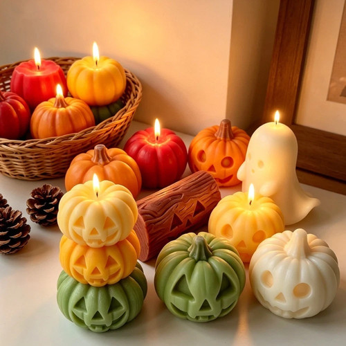 Mini pumpkin shape silicone - 3d,