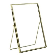 5x Standing Metal Photo Frames