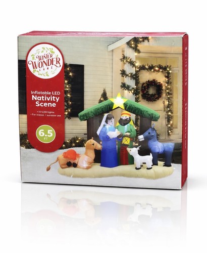 Led inflatable nativity - 6.5,