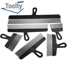 6 Pcs - Drywall Taping, Filling Tools, Scraper, Plastering Spatula, Set