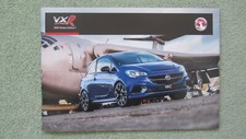 VAUXHALL VXR 2015/16 MODELS INC. VXR8 BROCHURE