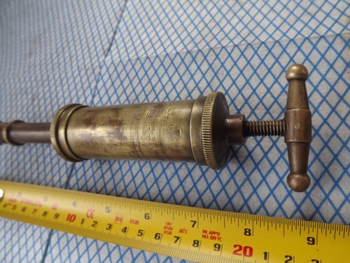 Vintage brass grease - vintage, gun