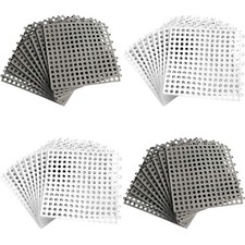10PCS Interlocking PVC Floor Tiles with Massage Drain Holes Non Slip Pool Shower