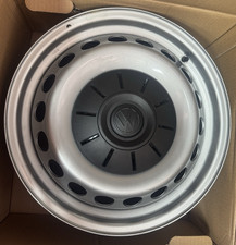 VW CRAFTER MAN TGE 16” STEEL WHEEL HUB CENTE CAP  & BOLTS (Genuine VW)2N0601027L