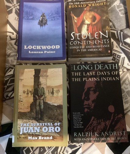 Cowboy and indians books - indians, four