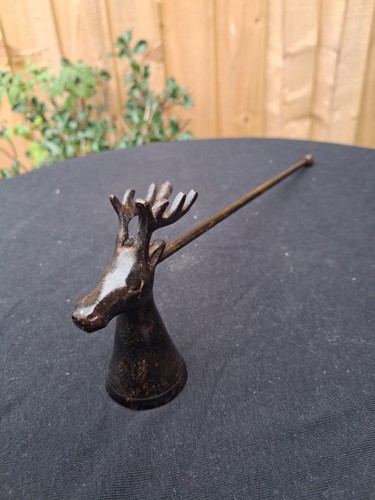 Vintage reindeer deer metal - deer,