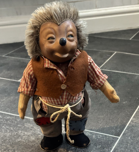 Vintage steiff mecki hedgehog - mecki,