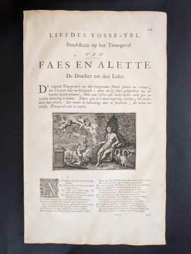 Cupid with fox skin and - with, venus