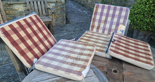 Patio seat cushions - cushions, 5no