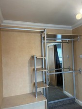 modular wardrobe shelving unit