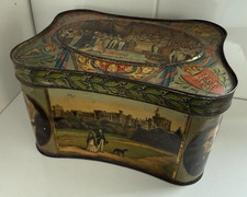 Rare Queen Victoria Jubilee Commemorative Mustard Tin. 9 Images Inc Coronation