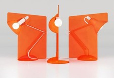 2 X Rare Orange Anglepoise