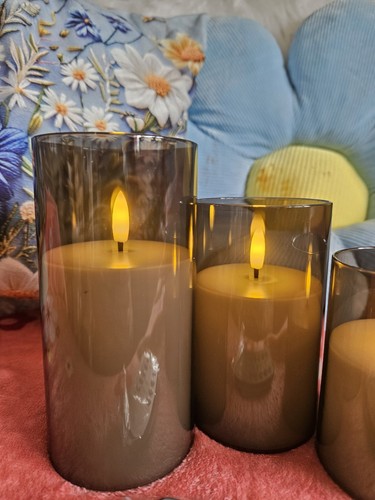 Led flameless candles - flameless, 3-pack