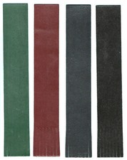 Plain Blank Black Grey Green Burgundy  Leather Bookmark QUALITY Gift x Man Him