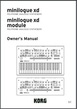 KORG Minilogue xd Owners Manual: Polyphonic Analogue Synthesizer - 69 Pages