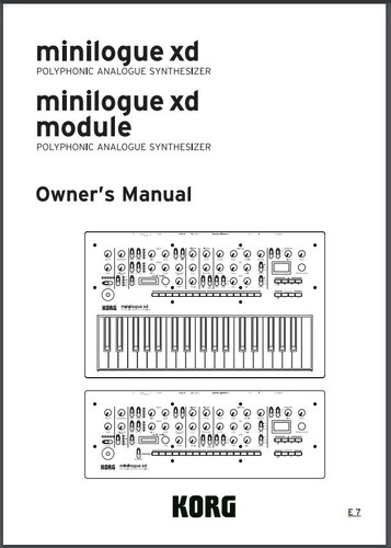 Korg minilogue owners - minilogue, xd