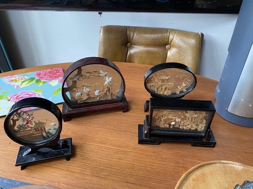 Vintage shadow box chinese - shadow,