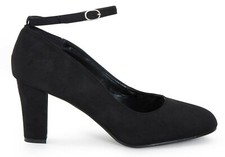 MENS WOMENS BLOCK HEEL ANKLE