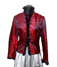 Vintage Jacket Women Moire