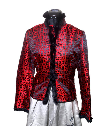 Vintage jacket women moire - women,