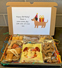 Dog Birthday Gift Treat Pamper Hamper Selection Box Pet Present Gift Doggy Puppy