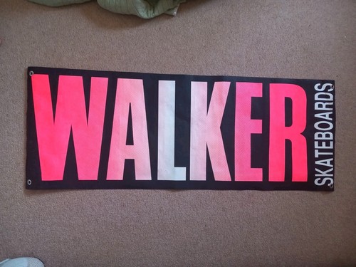 Walker skateboards banner - skateboards,