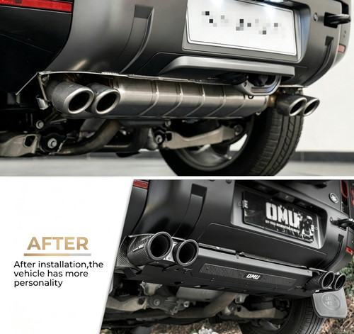 Rear profile exhaust - exhaust, tip