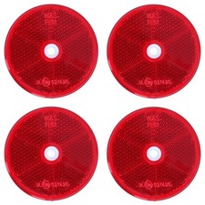 Red Round Rear Reflector Pack