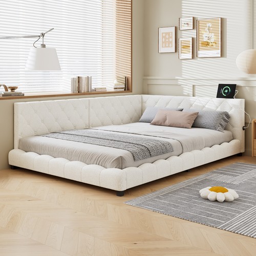 Upholstered double bed - upholstered,