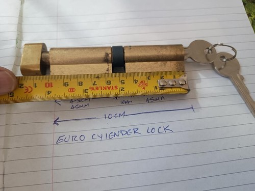 Euro cylinder barrel door - euro,