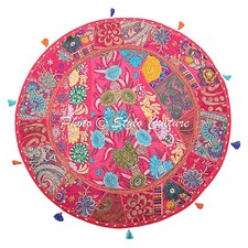 32 in Round Ottoman Bohemian