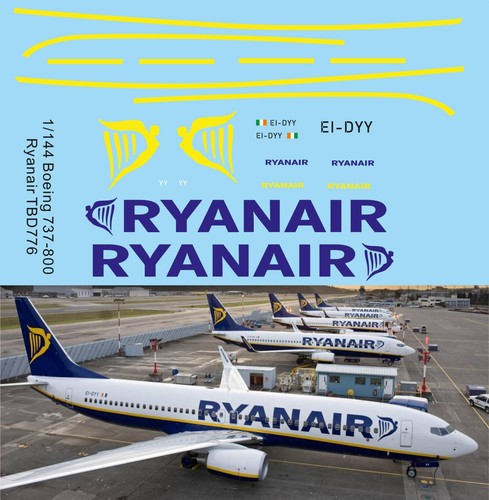 144 decals for boeing - decals,