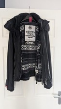 Ladies Superdry Windcheater Jacket Size Large In Navy Blue