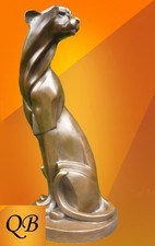 ART DECO CAT BRONZE FIGURE