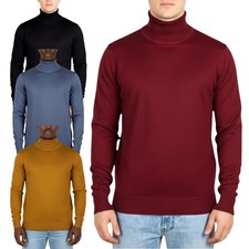 Mens Jumper Turtle Neck