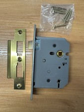 Union 2226 Mortice Bathroom Lock - 3” Brass