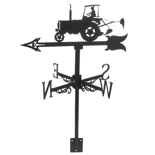Iron tractor weathervane for - iron,