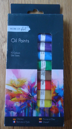 Oil colour paints - 10,