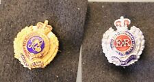 2 no. Royal Engineers Association Badges.