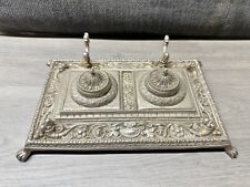 ANTIQUE SILVER PLATED DOUBLE
