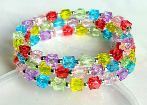 Coil multi coloured - coil, square