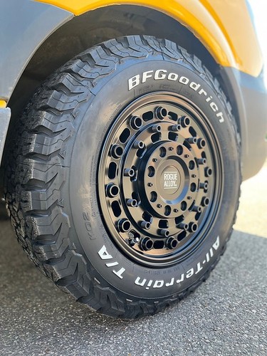 5x160 satin black transit - 16",