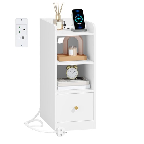 Slim bedside tables with - slim,