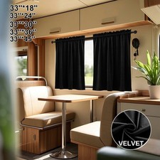 2 Panel Velvet Curtains RV