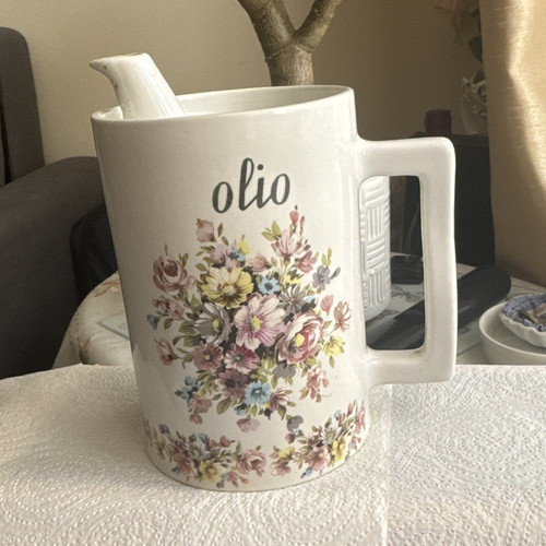 Olio floral ceramic - floral,